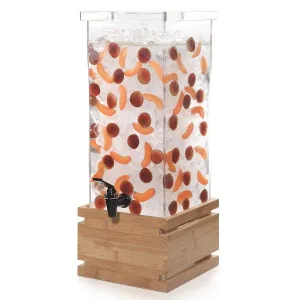Диспенсер для сока Rosseto Beverage Ld131, 15,1л 24,9Х24,9см H59,7см, бамбук/акрил – купить в Нижнем Новгороде по цене завода