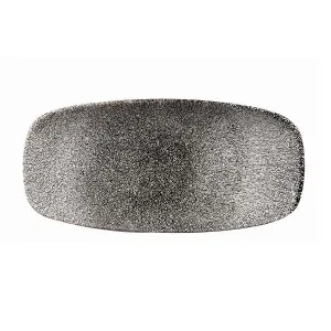 Блюдо прямоугольное Chefs 26,9Х12,7СМ, без борта, цвет Raku Quartz Black, Studio Prints Rkbqxo101 – купить в Нижнем Новгороде по цене завода