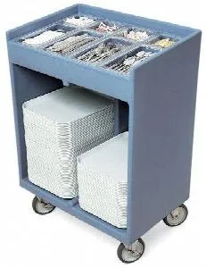Тележка Cambro для подносов/стол приборов син-сер Tc1418 401 – купить в Нижнем Новгороде по цене завода