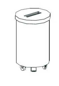 Тележка для мусора Apach Lwbp95 – купить в Нижнем Новгороде по цене завода