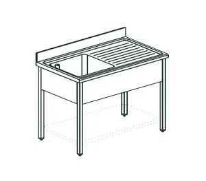 Ванна моечная Apach Chef Line Ls136-54Rwsh – купить в Нижнем Новгороде по цене завода