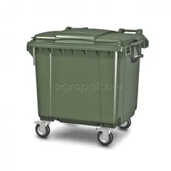 Бак для мусора 1100Л, с крышкой, на колесах, п/э, цвет зеленый 22.C19.70 Green – купить в Нижнем Новгороде с доставкой Купить бак для мусора 1100л, с крышкой, на колесах, п/э, цвет зеленый 22.c19.70 green в Нижнем Новгороде – цена завода, доставка до двери | RuOborudovanie.ru