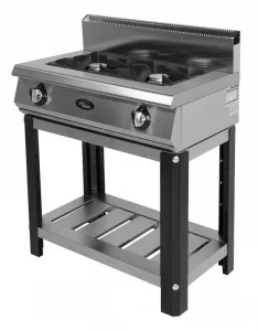 Плита газовая Grill Master Ф2ЖТЛПГ ГАЗ (50014) на подставке 2конф.чугун 13кВт 800х500х1050 – купить в Нижнем Новгороде по цене завода