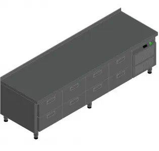 Стол с охлаждающим шкафом Hicold Gn2222/Tn Lt – купить в Нижнем Новгороде по цене завода