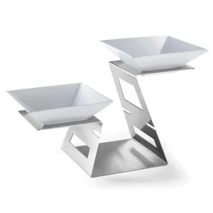 Этажерка Swan с салатниками, 59,4х27,3см H36,3см, нерж.сталь Sm221 – купить в Нижнем Новгороде по цене завода