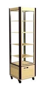 Витрина кондитерская Полюс D4 Vm 400-1 (R400C Carboma 1015-0102 бежево-коричневый) 1801613P.1615 – купить в Нижнем Новгороде по цене завода