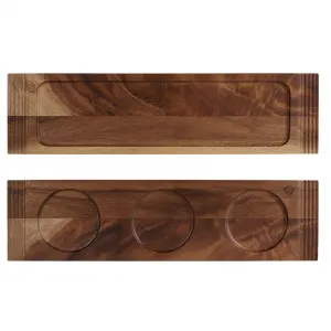 Блюдо деревянное 49,5Х13СМ, двухстороннее, Buffet Wood Zcawdbh31 – купить в Нижнем Новгороде по цене завода