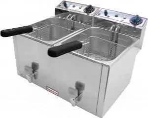 Фритюрница Beckers FR 10+10 LT на 20л, 6кВт, настольная, 215х270х135мм – купить в Нижнем Новгороде по цене завода