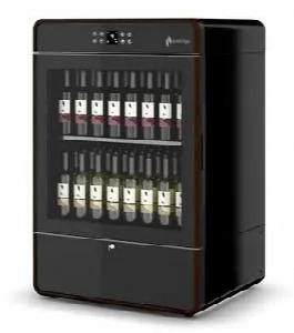 Шкаф винный Enofrigo I.Am H1200 вент., черный, рамка темн.дерево, 2 полки S1V1Ns+1/Ga89430001 – купить в Нижнем Новгороде по цене завода