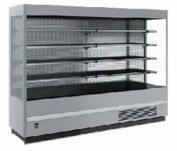 Купить горка холодильная fс 20-08 vm 2,5-2 9006-9005 (carboma cube 1930/875 вхсп-2,5) серебрист/черн – цена от завода, доставка до двери | RuOborudovanie.ru