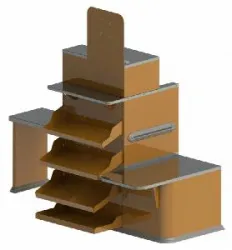 Купить кассовый бокс экспресс-тауэр 167х80,7х149,5 ral стандарт в Нижнем Новгороде – цена завода, доставка до двери | RuOborudovanie.ru