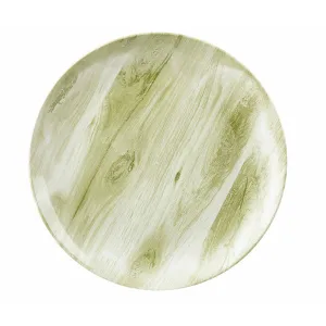 Тарелка мелкая 26СМ, без борта, Textured Prints, цвет Green Wood Wgrev101 – купить в Нижнем Новгороде по цене завода