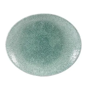Блюдо овальное 31,7Х25,5СМ, без борта, цвет Raku Jade Green, Studio Prints Rkjgop121 – купить в Нижнем Новгороде по цене завода