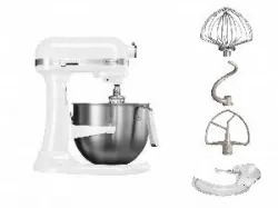 Купить миксер планетарный kitchenaid 5ksm7591xewh белый профессиональный в Нижнем Новгороде – цена завода, доставка до двери | RuOborudovanie.ru
