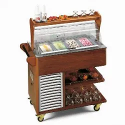 Купить тележка сервировочная морозильная tecfrigo carrellino gelato темн.орех – цена от завода, доставка до двери | RuOborudovanie.ru