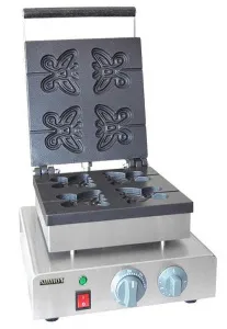 Вафельница Airhot WBBF-4 Butterfly бабочка 253х253мм, чугун, электр.настольн. – купить в Нижнем Новгороде по цене завода