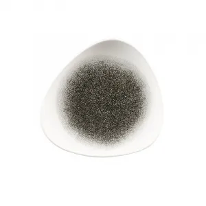 Тарелка мелкая треугольная 19,2СМ, без борта, цвет Raku Quartz Black, Studio Prints Rkbqtr71 – купить в Нижнем Новгороде по цене завода