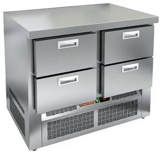 Стол морозильный гастронормированный 70*100*85 см c 4 ящиками Hicold GNE 22/BT – купить в Нижнем Новгороде по цене завода