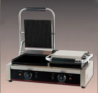 Гриль контактный Kocateq GH813EC 2-х секц. с верхн.ребристыми и нижн.плоскими пластинами – купить в Нижнем Новгороде по цене завода