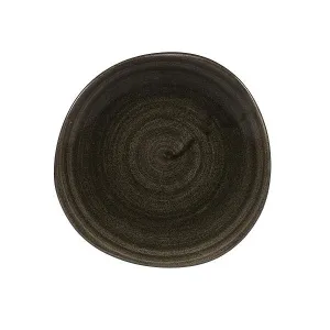Тарелка мелкая "ВОЛНА" 18,6СМ, без борта, Stonecast Patina, цвет Iron Black Paibog71 – купить в Нижнем Новгороде по цене завода