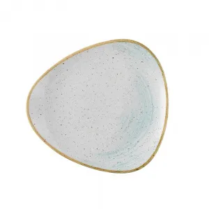 Тарелка мелкая треугольная 26,5СМ, без борта, Stonecast Accents, цвет Duck Egg Blue Asdetr101 – купить в Нижнем Новгороде по цене завода