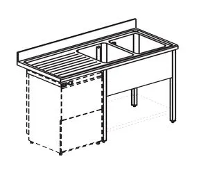 Ванна моечная Apach Chef Line L2S186-54Lwd – купить в Нижнем Новгороде по цене завода