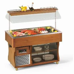 Стол шведский холодильный Tecfrigo Isola Gourmet 6M темный орех – купить в Нижнем Новгороде по цене завода