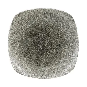 Тарелка мелкая квадратная 21,5СМ, цвет Raku Quartz Black, Studio Prints Rkbqsp91 – купить в Нижнем Новгороде по цене завода