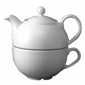 Набор чайный 2 предмета (ЧАЙНИК 362мл, чашка Cappuccino 340МЛ) White Holloware Whoct1 – купить в Нижнем Новгороде по цене завода