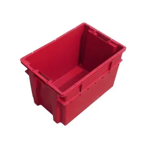 Ящик мясной №4 600х400х400мм, объем 80л, п/э, цвет синий MK4 600.400.400-00.60 – купить в Нижнем Новгороде по цене завода