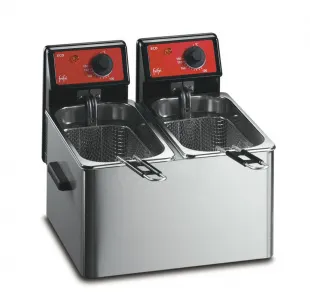 Фритюрница Fri Fri Eco4 + 4(650104) с 2 ванной 2 x 3 - 4 л электрическая настольная – купить в Нижнем Новгороде по цене завода
