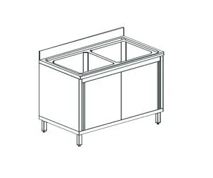 Ванна моечная Apach Chef Line L2S157-65Sd – купить по цене завода