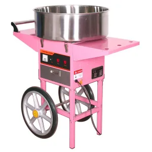 Аппарат сахарной ваты Starfood ET-MF-05 с тележкой (диам.520мм) розов.520х750х910мм – купить в Нижнем Новгороде по цене завода