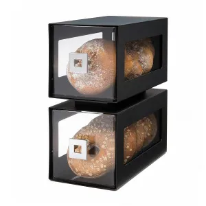 Диспенсер Bakery Bd101 акрил/сталь (черный) для выпечки, 2 уровня, 29,8Х15,9см H33см – купить в Нижнем Новгороде по цене завода