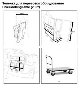 Станция Livecookingtable тепловая переносная – купить по цене завода