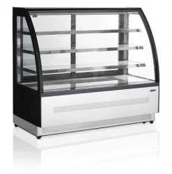 Купить витрина кондитерская tefcold lpd1500c/black черная/нерж холодильная – цена от завода, доставка до двери | RuOborudovanie.ru