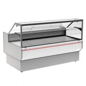 Витрина холодильная Полюс GC95 SM 2,0-1 (ВХС-2,0 Carboma GC95) (0011-9003 боковины серые, декор белы – купить в Нижнем Новгороде по цене завода