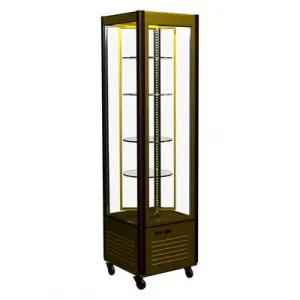 Шкаф холодильный Полюс D4 VM 400-1 (R400C Сarboma Люкс) (0109-0102 (коричнево-золотой)) – купить в Нижнем Новгороде по цене завода
