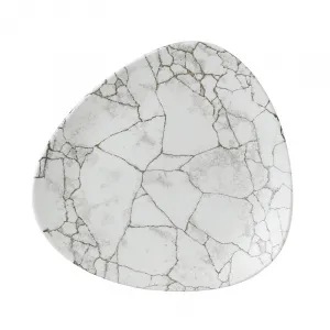 Тарелка мелкая треугольная 26,5СМ, без борта, цвет Kintsugi Agate Grey, Studio Prints Ktagtr101 – купить в Нижнем Новгороде по цене завода