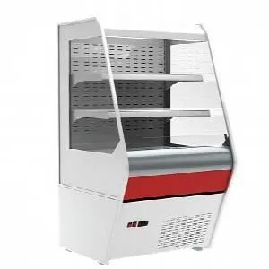Минигорка холодильная Полюс F13-07 Vm 1,3-2 стеклопакет (Carboma 1260/700 ВХСп-1,3) декор красный – купить в Нижнем Новгороде по цене завода