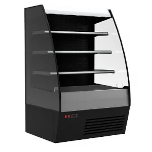 Горка холодильная F 16-08 Vm 1,0-2 (ВХСП-1,0 Carboma 1600/875) (9005 цвет черный) – купить в Нижнем Новгороде по цене завода