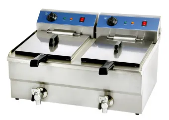 Фритюрница Kocateq BEF102V (2 ванны 10+10л) электрическая настольная – купить в Нижнем Новгороде по цене завода