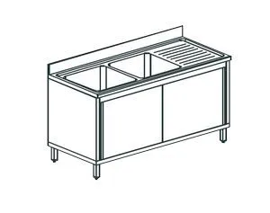 Ванна моечная Apach Chef Line L2S147-45Rwsd – купить в Нижнем Новгороде по цене завода