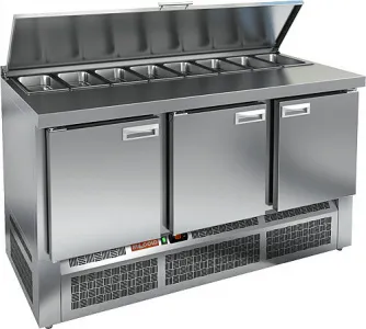 Стол для салатов Hicold SLE1-121gn (1/3) с крышкой (+2/+10) 375л, 1485×700×850мм – купить в Нижнем Новгороде по цене завода