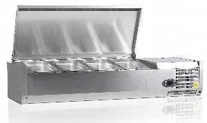 Витрина холодильная Tefcold Vk33-120 S/S Lid с нержавеющей крышкой настольная – купить в Нижнем Новгороде по цене завода