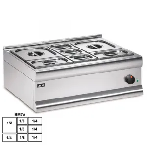 Мармит настольный 1*GN1/2 + 4*GN1/4 + 3 GN1/6 Lincat BM7AFL – купить в Нижнем Новгороде по цене завода