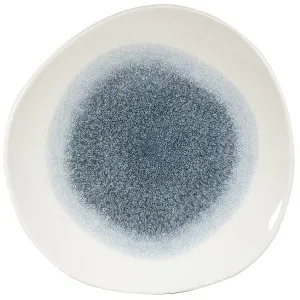 Тарелка мелкая "ВОЛНА" 28,6СМ, без борта, цвет Raku Topaz Blue, Studio Prints Rktbog111 – купить в Нижнем Новгороде по цене завода