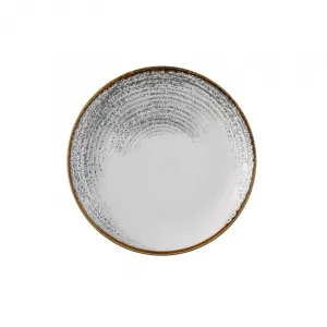 Тарелка мелкая 26СМ, без борта, цвет Jasper Grey, Studio Prints Homespun Accents Hajgev101 – купить в Нижнем Новгороде по цене завода