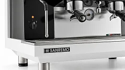 Кофемашина Sanremo Zoe Tall 2 гр. 220В автомат бело-чёрная – купить в Нижнем Новгороде по цене завода