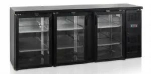 Шкаф холодильный со стеклом Tefcold Cbc310G барный черный – купить в Нижнем Новгороде по цене завода